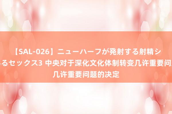 【SAL-026】ニューハーフが発射する射精シーンがあるセックス3 中央对于深化文化体制转变几许重要问题的决定