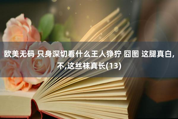 欧美无码 只身深切看什么王人狰狞 囧图 这腿真白,不,这丝袜真长(13)